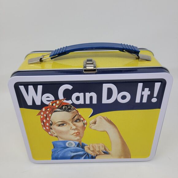 NEW Rosie the Riveter Lunch Box Pail,  WW2, Feminism, Smithsonian, Collectible - Picture 1 of 5